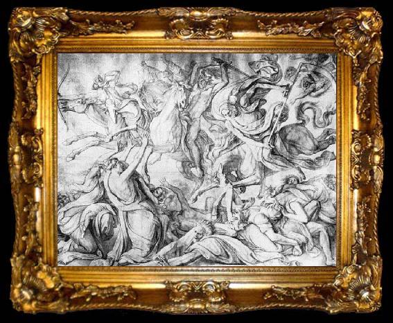 framed  CORNELIUS, Peter The Riders of the Apocalypse, ta009-2